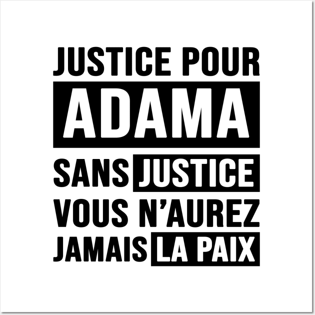 Justice Pour ADAMA Wall Art by CF.LAB.DESIGN